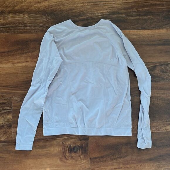 Athleta Girl Purple Seamless Top- Size L/12 - Picture 4 of 4